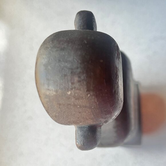 Handcrafted Wooden Abstract Female Figure Sculpture Vintage 13” T - Picture 13 of 14